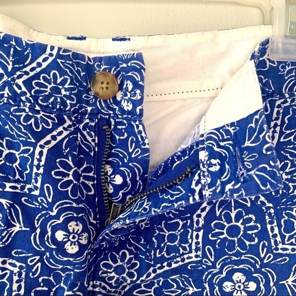 Old Navy Shorts Blue White Geometric Size 2 - Picture 6 of 10
